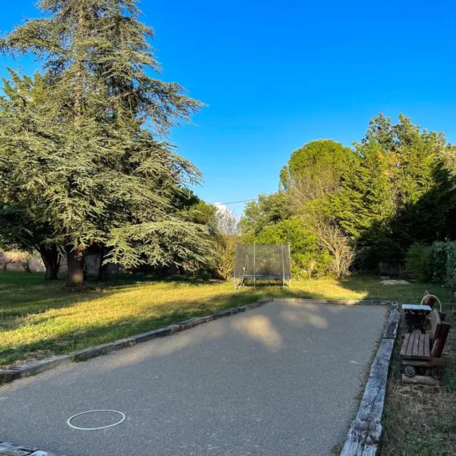 Terrain de pétanque